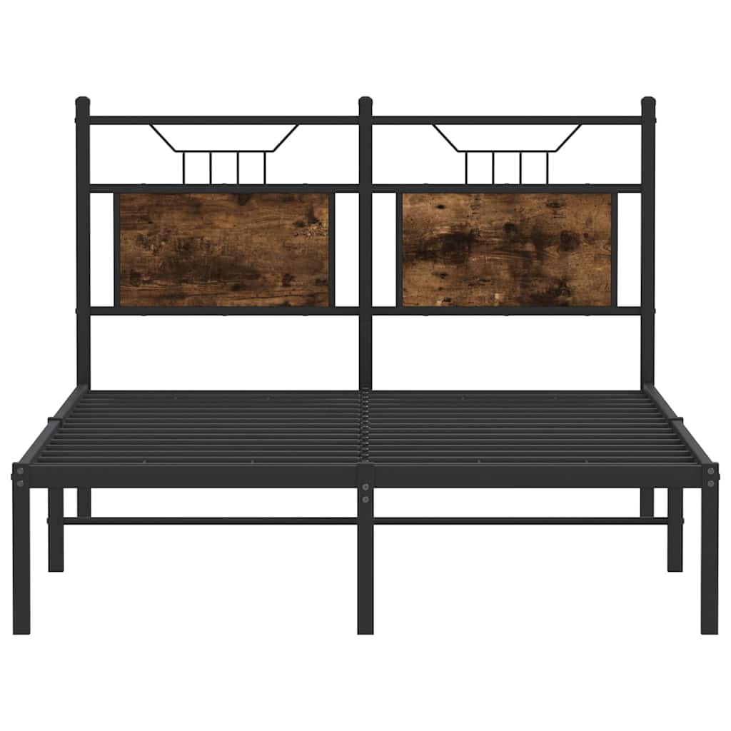 Giroletto senza Materasso Rovere Fumo 120x200 cm in Truciolato