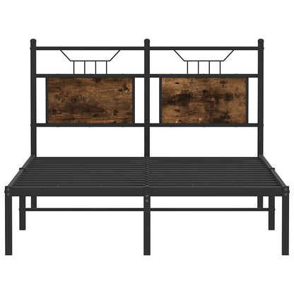 Giroletto senza Materasso Rovere Fumo 120x200 cm in Truciolato