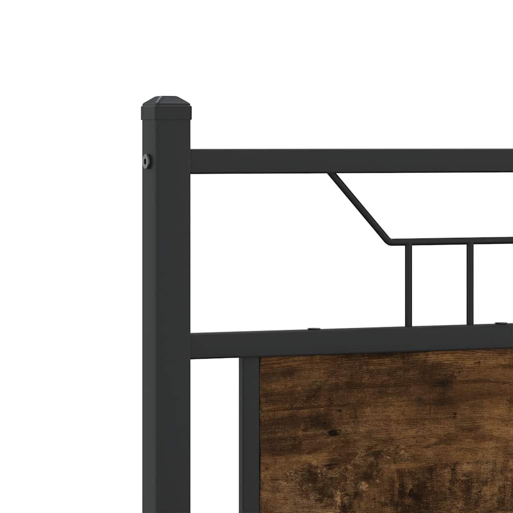 Giroletto senza Materasso Rovere Fumo 120x200 cm in Truciolato