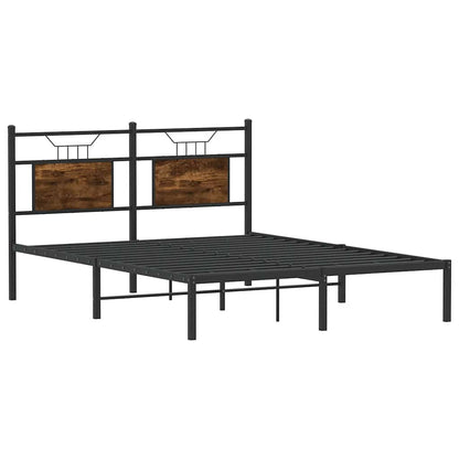 Giroletto senza Materasso Rovere Fumo 140x190 cm in Truciolato