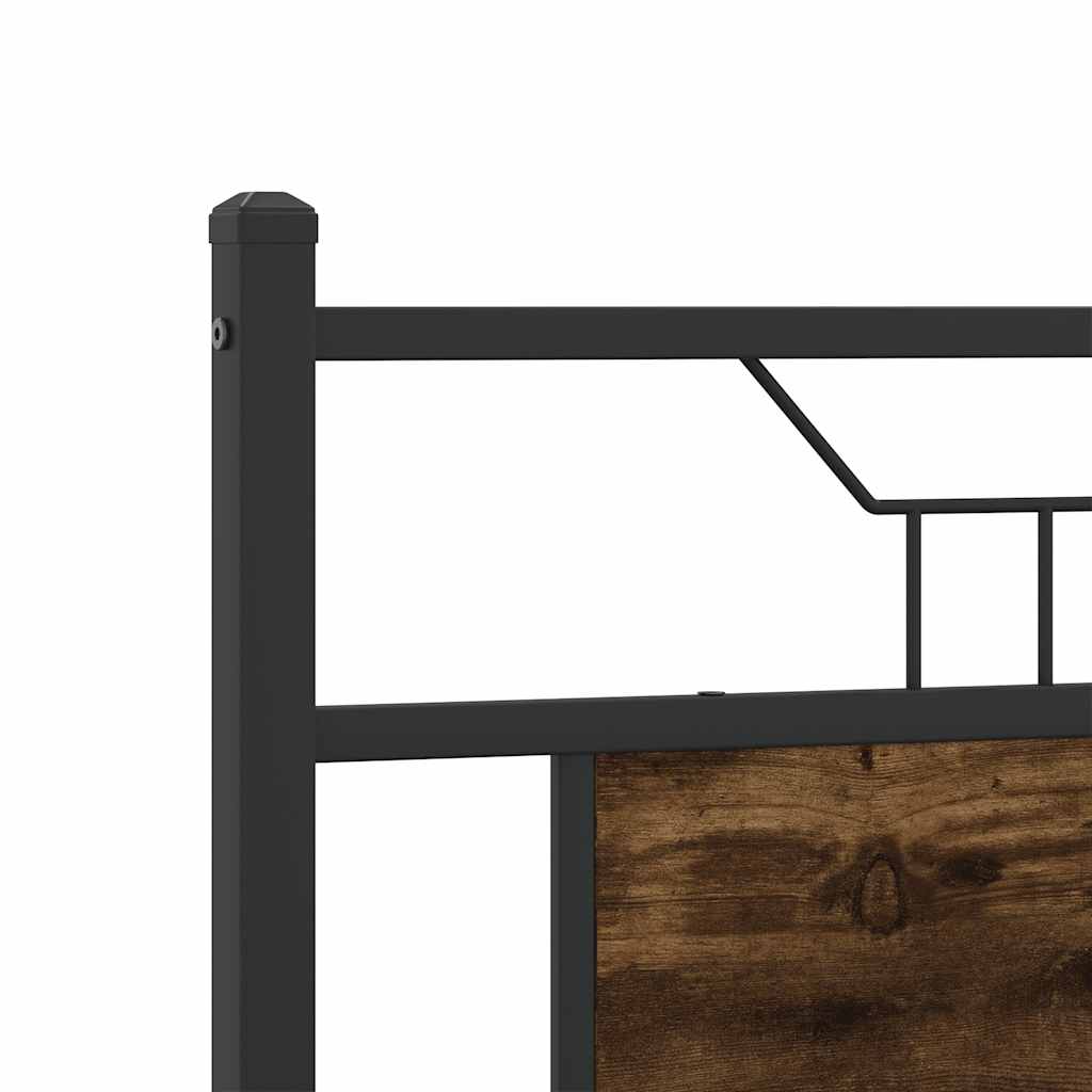 Giroletto senza Materasso Rovere Fumo 140x190 cm in Truciolato