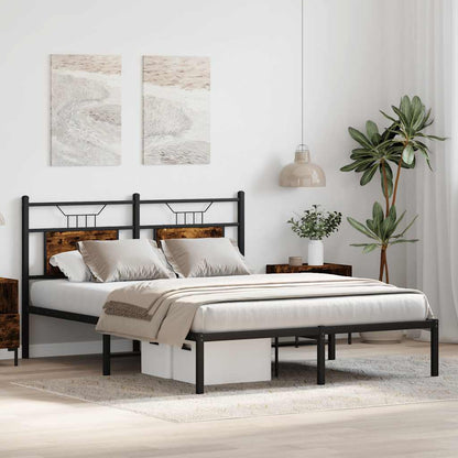 Giroletto senza Materasso Rovere Fumo 140x200 cm in Truciolato