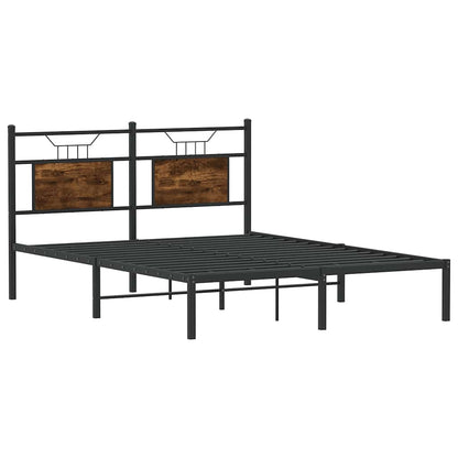 Giroletto senza Materasso Rovere Fumo 140x200 cm in Truciolato