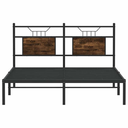 Giroletto senza Materasso Rovere Fumo 150x200 cm in Truciolato