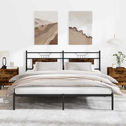 Giroletto senza Materasso Rovere Fumo 160x200 cm in Truciolato