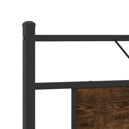 Giroletto senza Materasso Rovere Fumo 183x203 cm in Truciolato