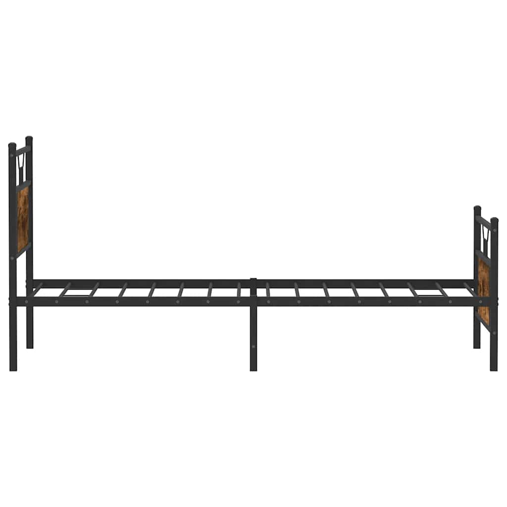 Giroletto senza Materasso Rovere Fumo 75x190 cm in Truciolato