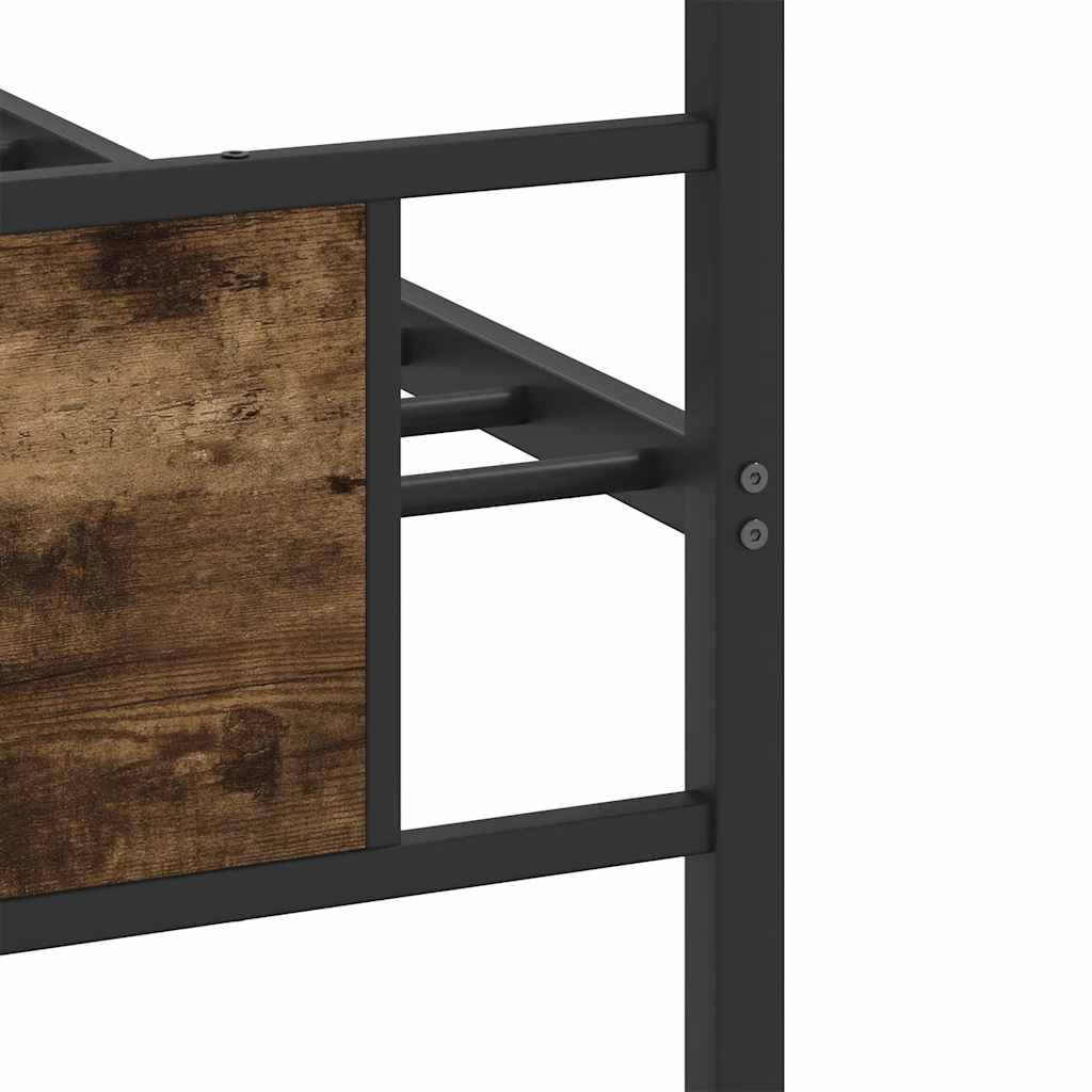 Giroletto senza Materasso Rovere Fumo 75x190 cm in Truciolato