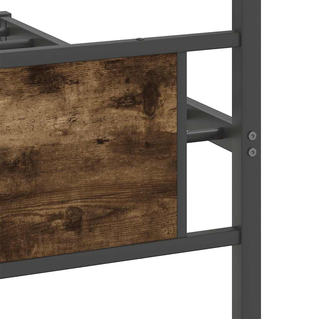 Giroletto senza Materasso Rovere Fumo 107x203 cm in Truciolato