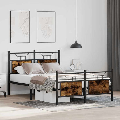 Giroletto senza Materasso Rovere Fumo 120x200 cm in Truciolato