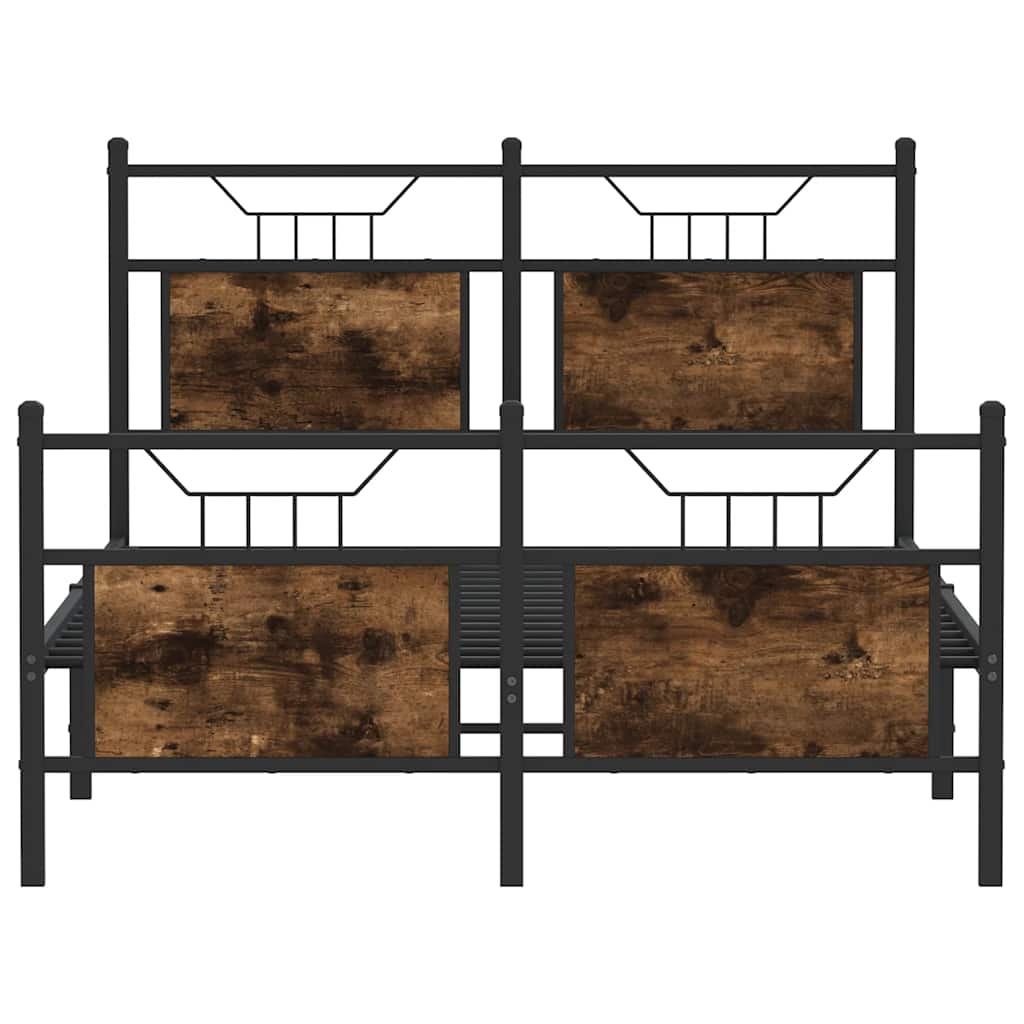 Giroletto senza Materasso Rovere Fumo 120x200 cm in Truciolato