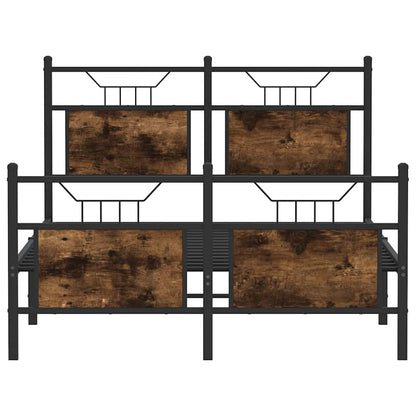Giroletto senza Materasso Rovere Fumo 120x200 cm in Truciolato
