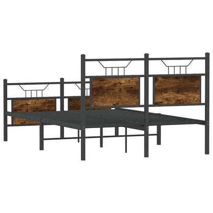 Giroletto senza Materasso Rovere Fumo 120x200 cm in Truciolato