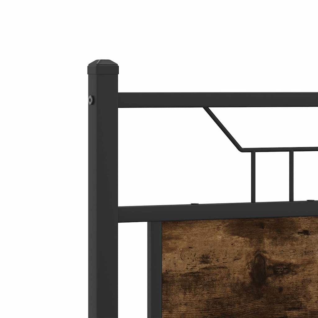 Giroletto senza Materasso Rovere Fumo 120x200 cm in Truciolato
