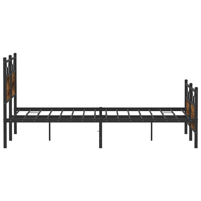 Giroletto senza Materasso Rovere Fumo 137x190 cm in Truciolato