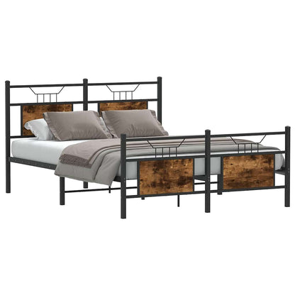 Giroletto senza Materasso Rovere Fumo 140x190 cm in Truciolato | homemem39