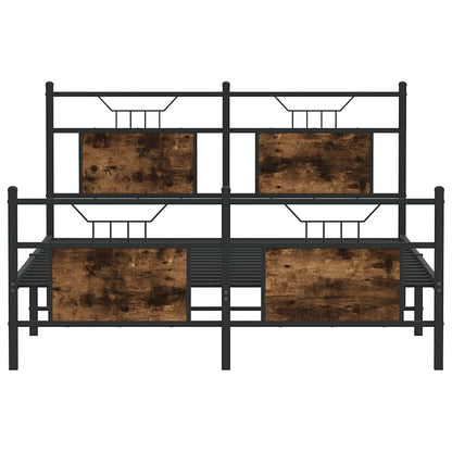Giroletto senza Materasso Rovere Fumo 140x190 cm in Truciolato