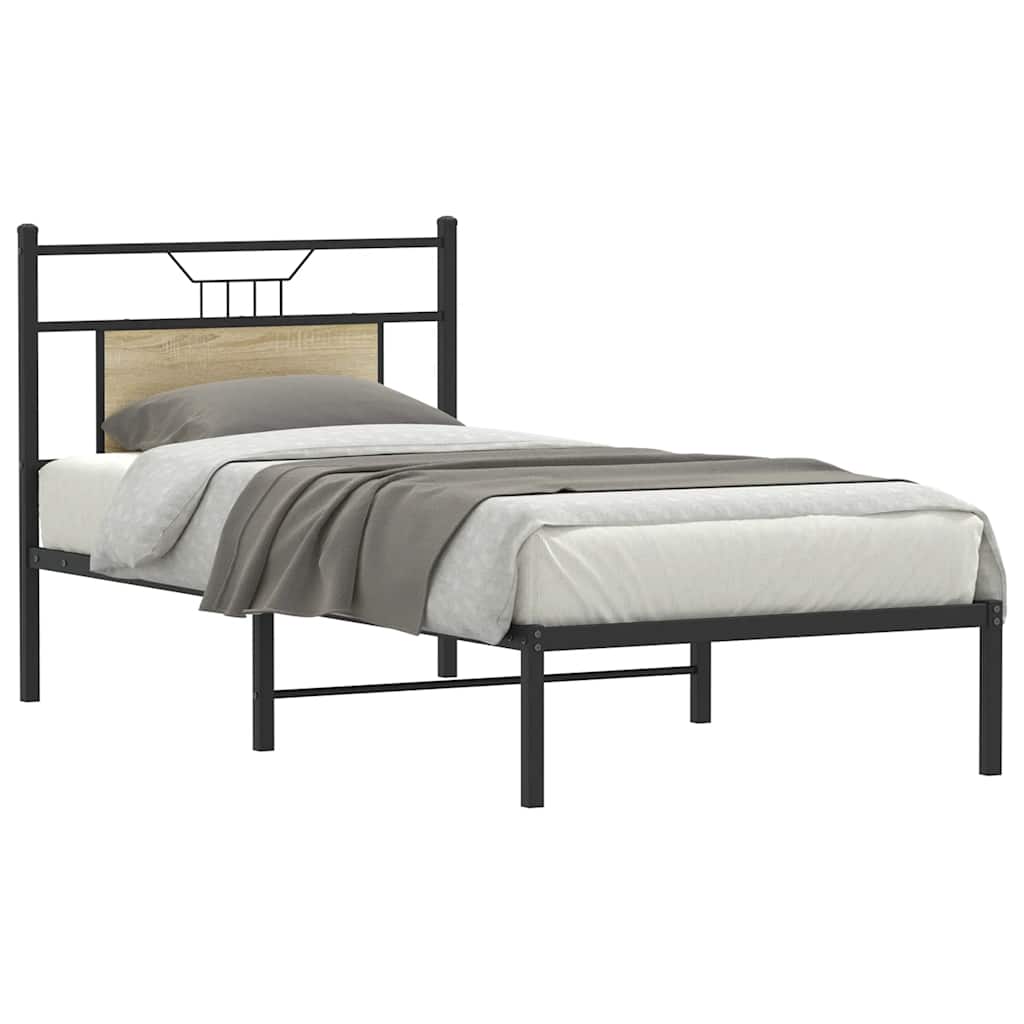 Giroletto senza Materasso Rovere Sonoma 75x190 cm in Truciolato | homemem39