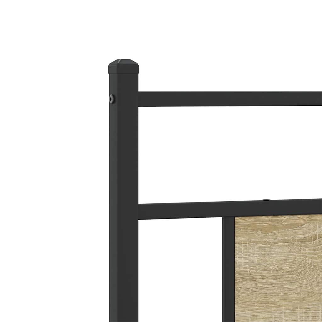 Giroletto senza Materasso Rovere Sonoma 75x190 cm in Truciolato