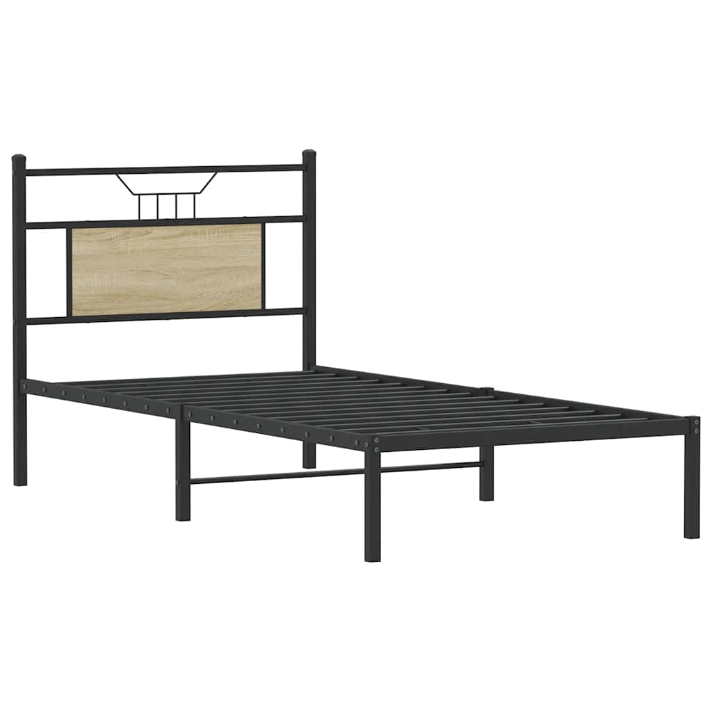 Giroletto senza Materasso Rovere Sonoma 80x200 cm in Truciolato