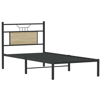 Giroletto senza Materasso Rovere Sonoma 90x190 cm in Truciolato