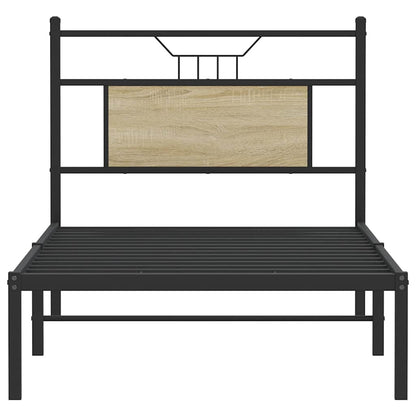 Giroletto senza Materasso Rovere Sonoma 90x190 cm in Truciolato