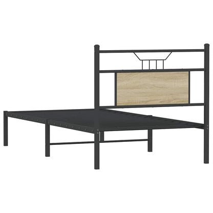 Giroletto senza Materasso Rovere Sonoma 90x190 cm in Truciolato