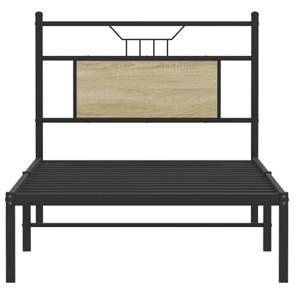 Giroletto senza Materasso Rovere Sonoma 90x200 cm in Truciolato