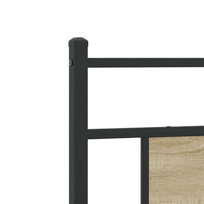 Giroletto senza Materasso Rovere Sonoma 90x200 cm in Truciolato