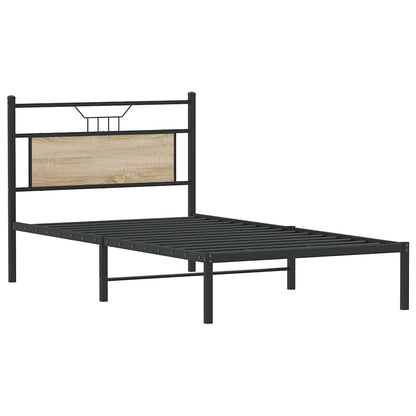 Giroletto senza Materasso Rovere Sonoma 100x190cm in Truciolato