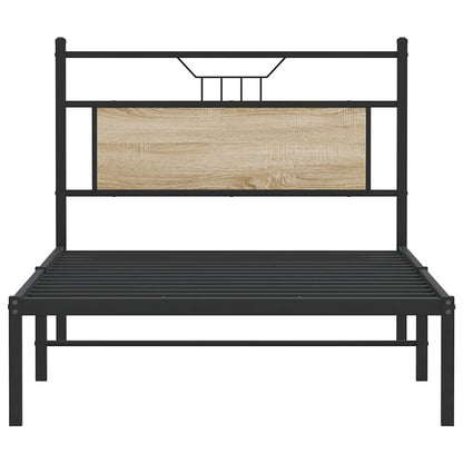 Giroletto senza Materasso Rovere Sonoma 100x190cm in Truciolato