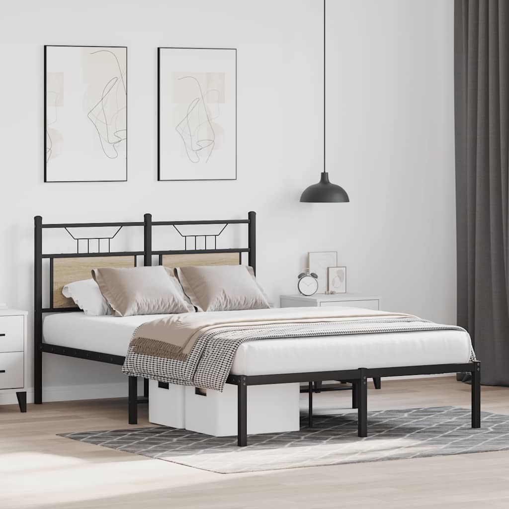 Giroletto senza Materasso Rovere Sonoma 120x200cm in Truciolato