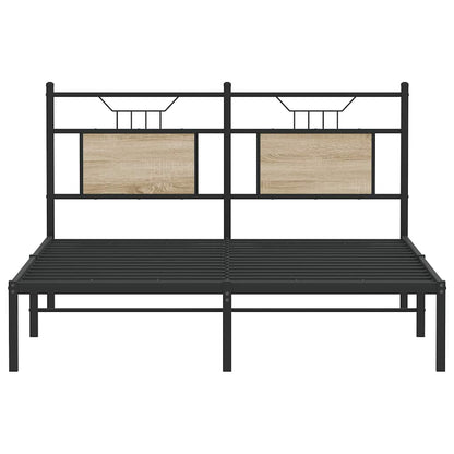 Giroletto senza Materasso Rovere Sonoma 137x190cm in Truciolato