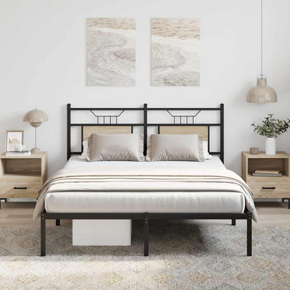 Giroletto senza Materasso Rovere Sonoma 137x190cm in Truciolato