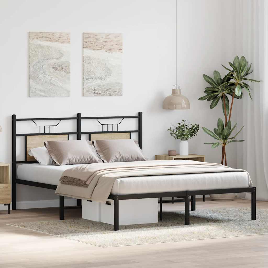 Giroletto senza Materasso Rovere Sonoma 140x190cm in Truciolato