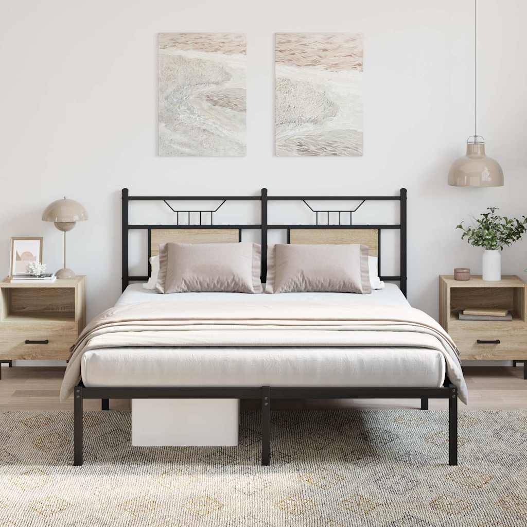 Giroletto senza Materasso Rovere Sonoma 140x200cm in Truciolato