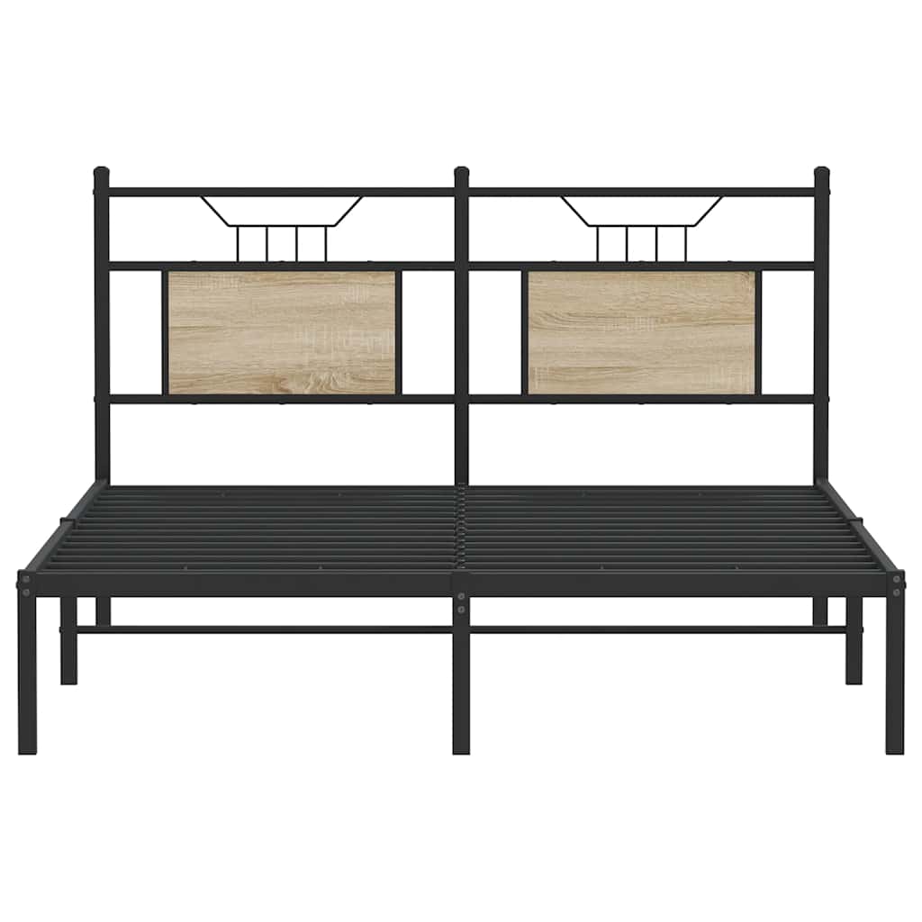 Giroletto senza Materasso Rovere Sonoma 150x200cm in Truciolato