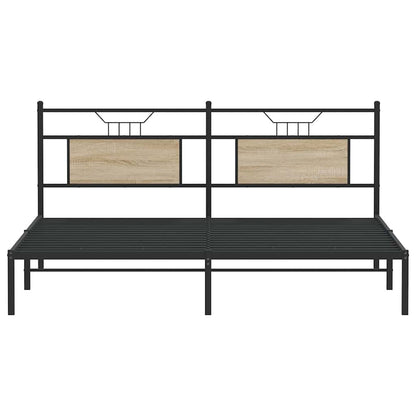 Giroletto senza Materasso Rovere Sonoma 183x213cm in Truciolato | homemem39