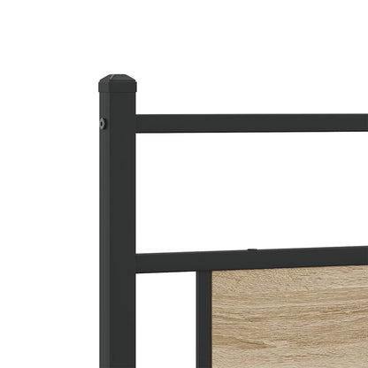 Giroletto senza Materasso Rovere Sonoma 193x203cm in Truciolato