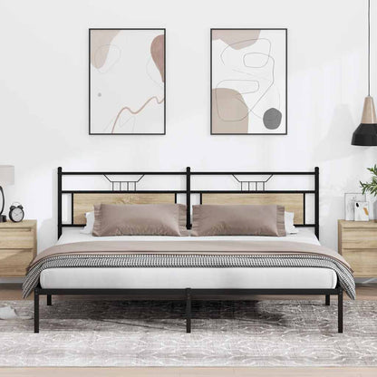 Giroletto senza Materasso Rovere Sonoma 193x203cm in Truciolato