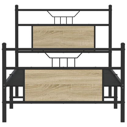 Giroletto senza Materasso Rovere Sonoma 75x190 cm in Truciolato