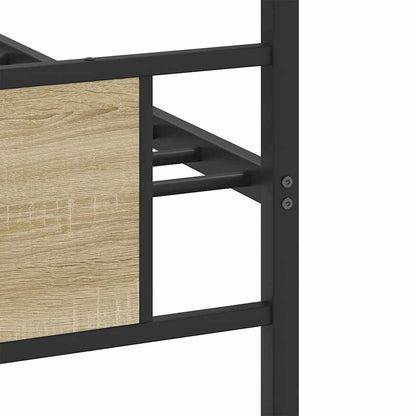 Giroletto senza Materasso Rovere Sonoma 90x190 cm in Truciolato