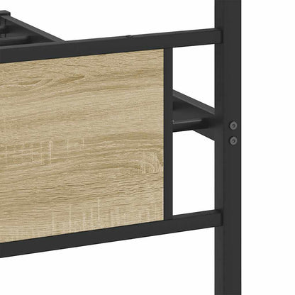 Giroletto senza Materasso Rovere Sonoma 100x190cm in Truciolato