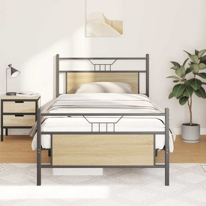 Giroletto senza Materasso Rovere Sonoma 107x203cm in Truciolato