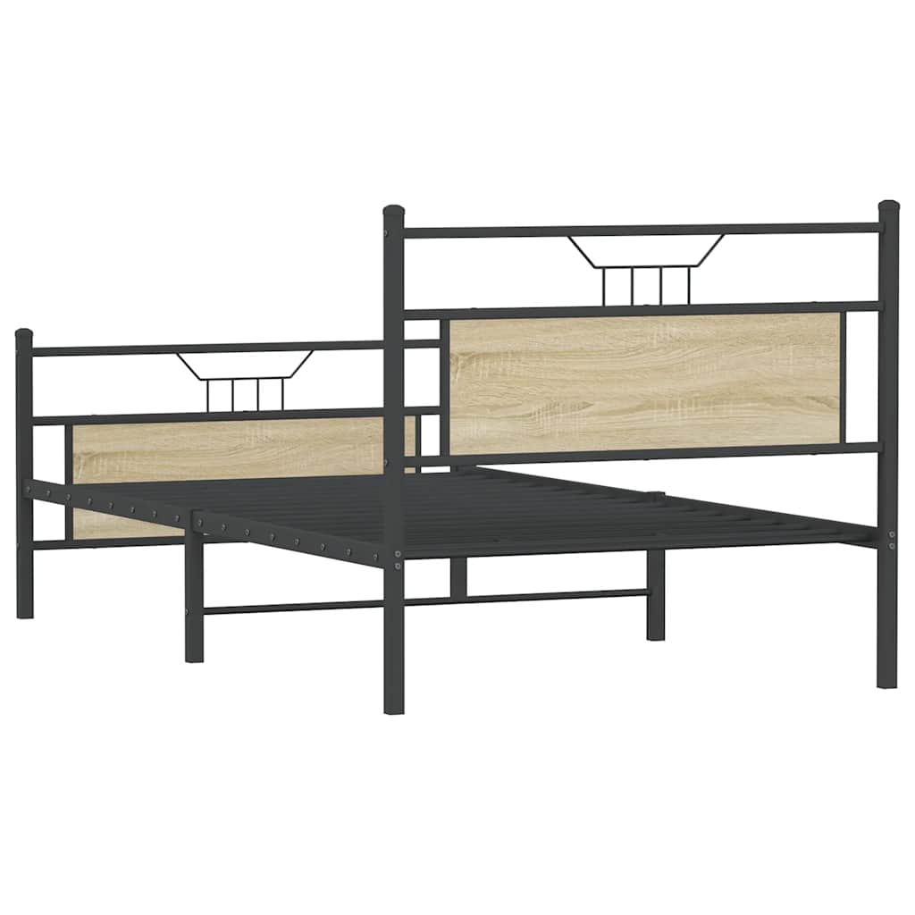 Giroletto senza Materasso Rovere Sonoma 107x203cm in Truciolato