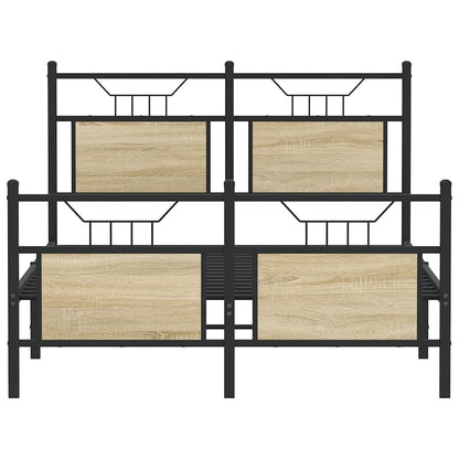 Giroletto senza Materasso Rovere Sonoma 137x190cm in Truciolato