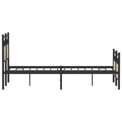 Giroletto senza Materasso Rovere Sonoma 137x190cm in Truciolato - homemem39