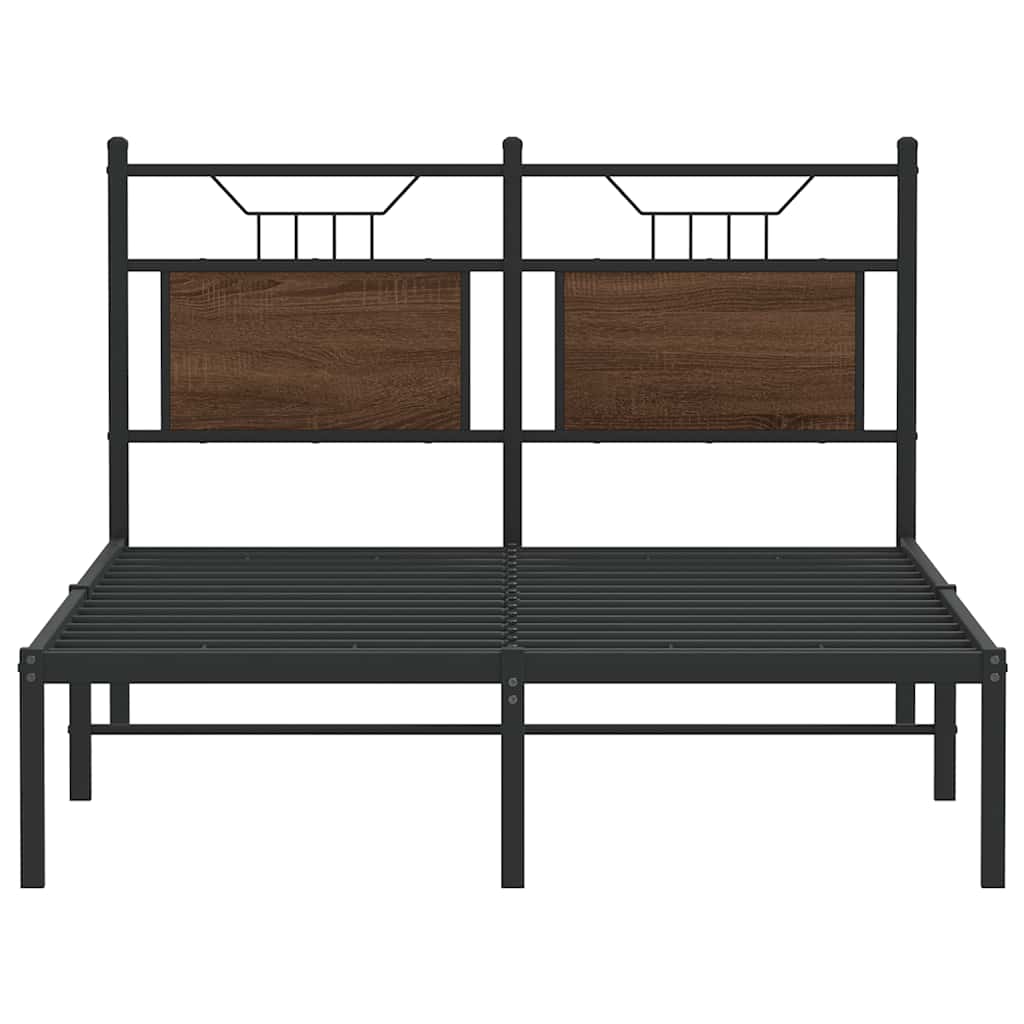 Giroletto senza Materasso Rovere Marrone 120x200 cm Truciolato | homemem39