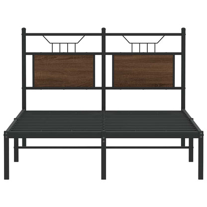 Giroletto senza Materasso Rovere Marrone 120x200 cm Truciolato | homemem39