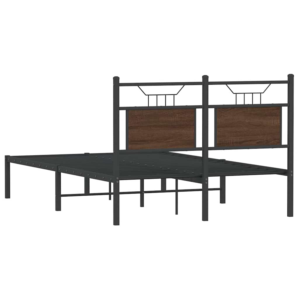 Giroletto senza Materasso Rovere Marrone 120x200 cm Truciolato | homemem39